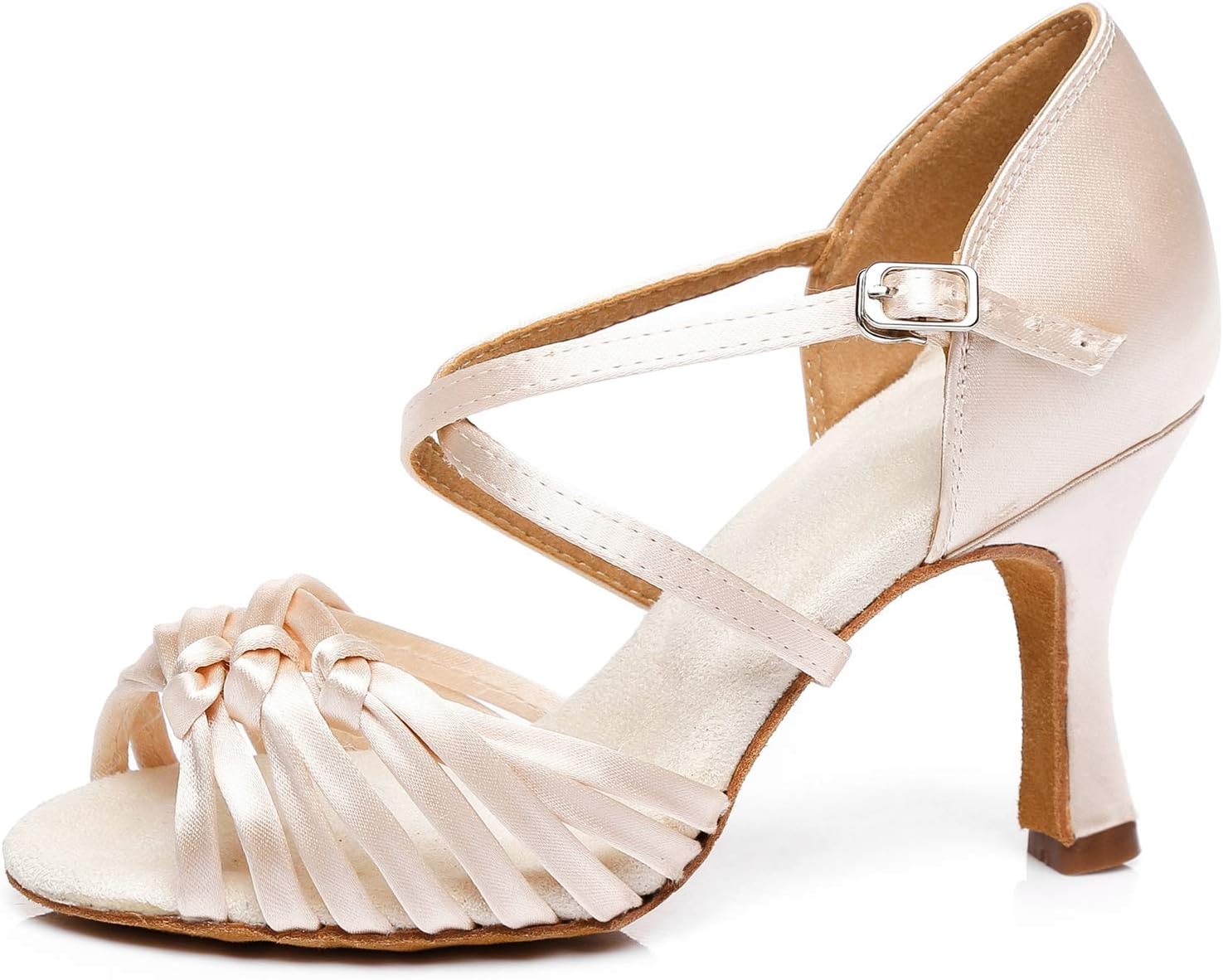 MINITOOWomen's Mary Jane Style 2.5" 3" Heels Bow Latin Dance Shoes L352