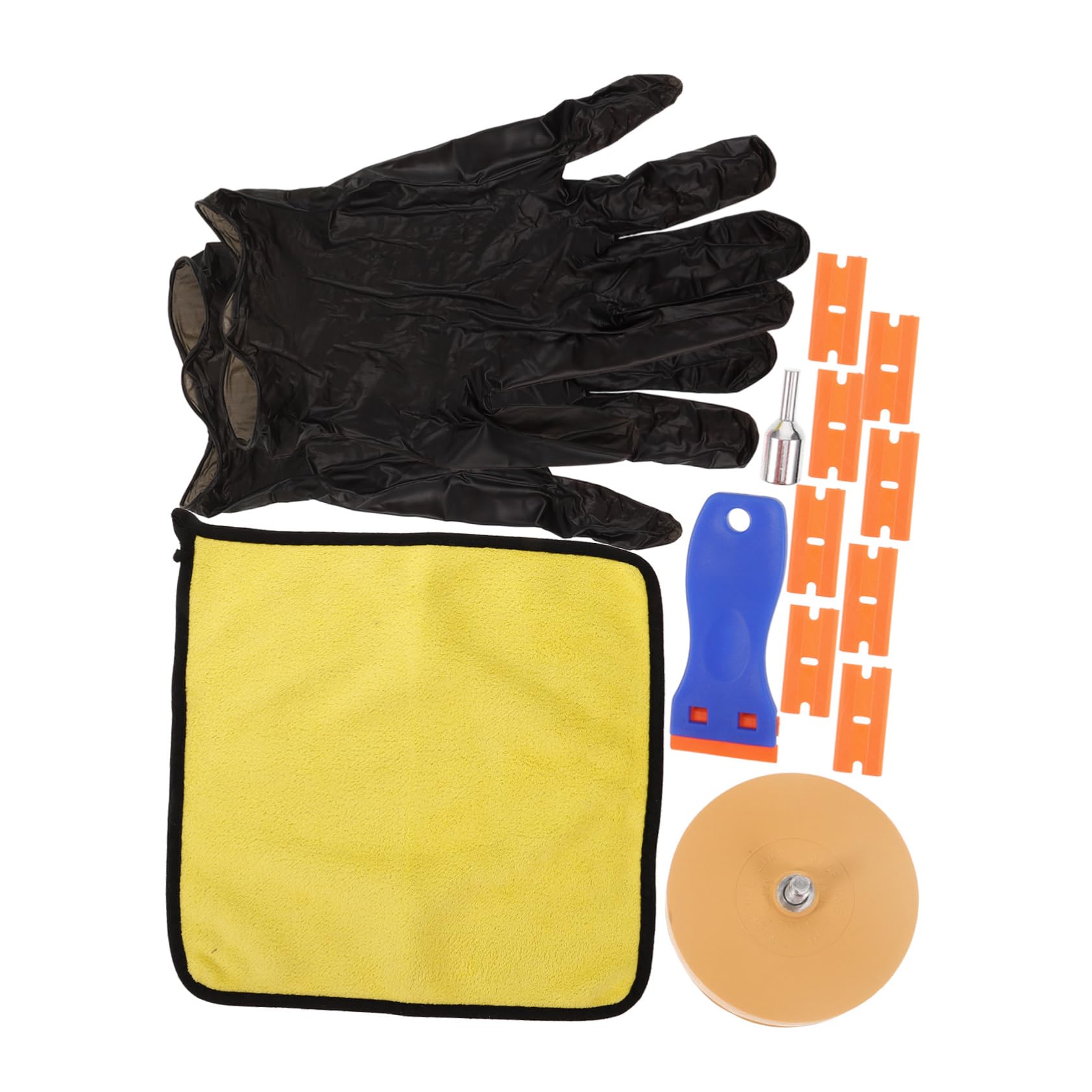 ABOOFAN 88mm Pneumatic Rubber Removal Disc Set Eraser Wheel Decal Remover for Auto Detailing Supplies