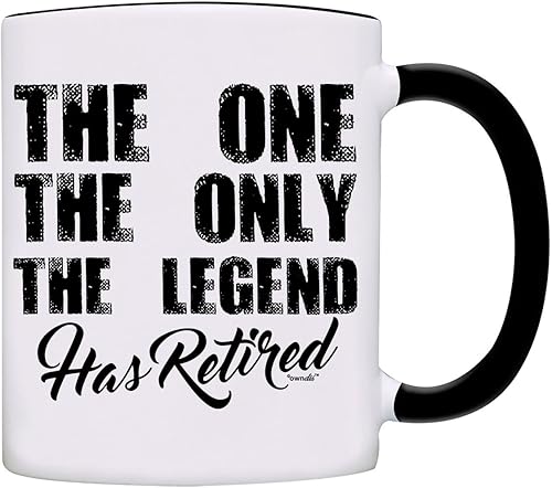 Taza de café The One The Only The Legend Has Retirado-0079-Negro