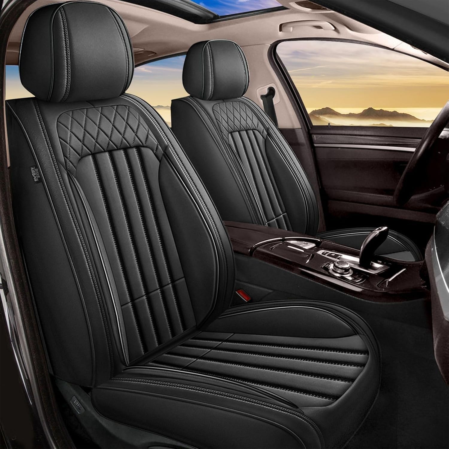 RAWAKORW Full Seat Covers (#080 Black)