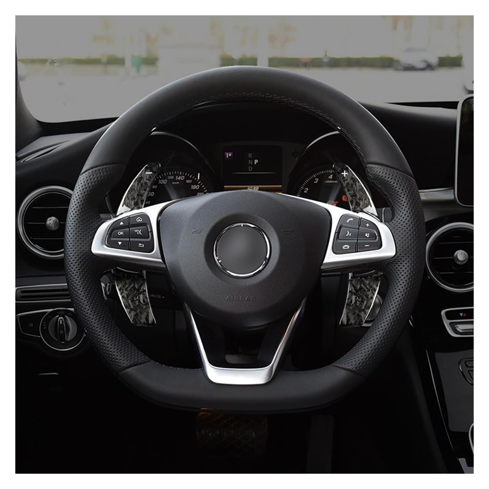 Palette Cambio Volante Fibra Di Carbonio Per Mercedes SL E GLA - Estensione Cambio Sportivo - Foto 10