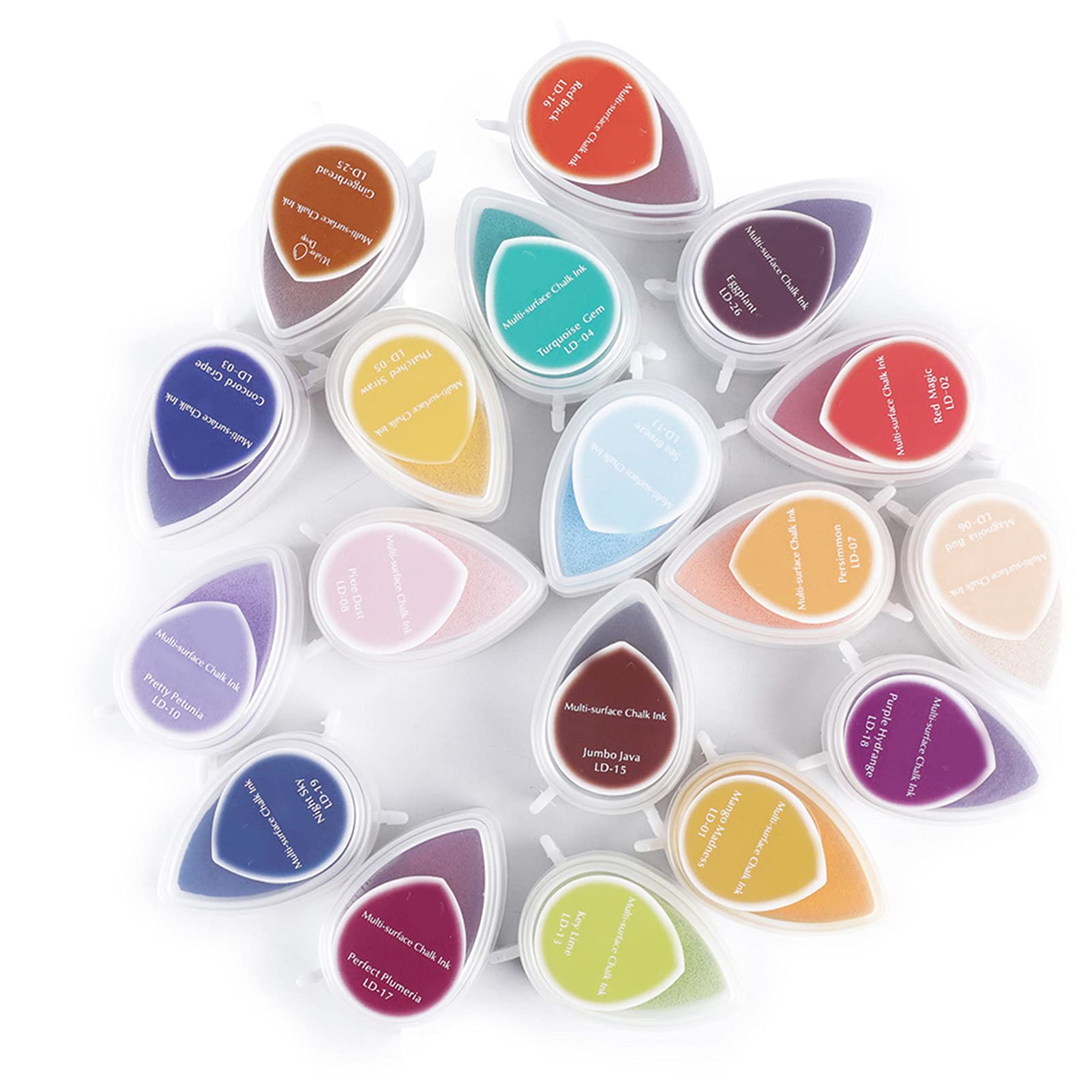 Almohadilla de Tinta para Sellos, Almohadilla de Tinta Artesanal, Sellos de Color DIY, Almohadilla de Tinta Artesanal para Sellos, Paquete de Estampado de Papel de 40
