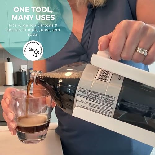 Miniatura 8 de Carton Caddy Soporte para leche XL, soporte para jugo, soporte de cartón de 12 galón