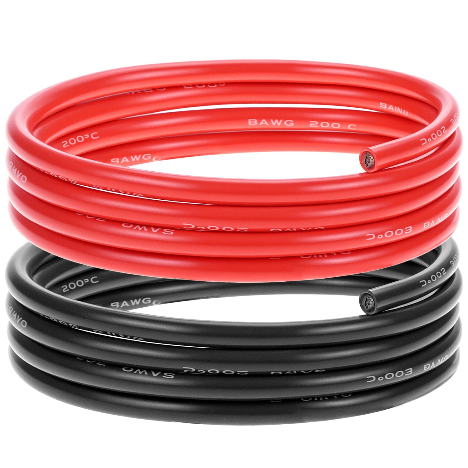 4AWG Filo Alette Rame Cavo Batteria Terminale Connettori Anello A - Foto 2