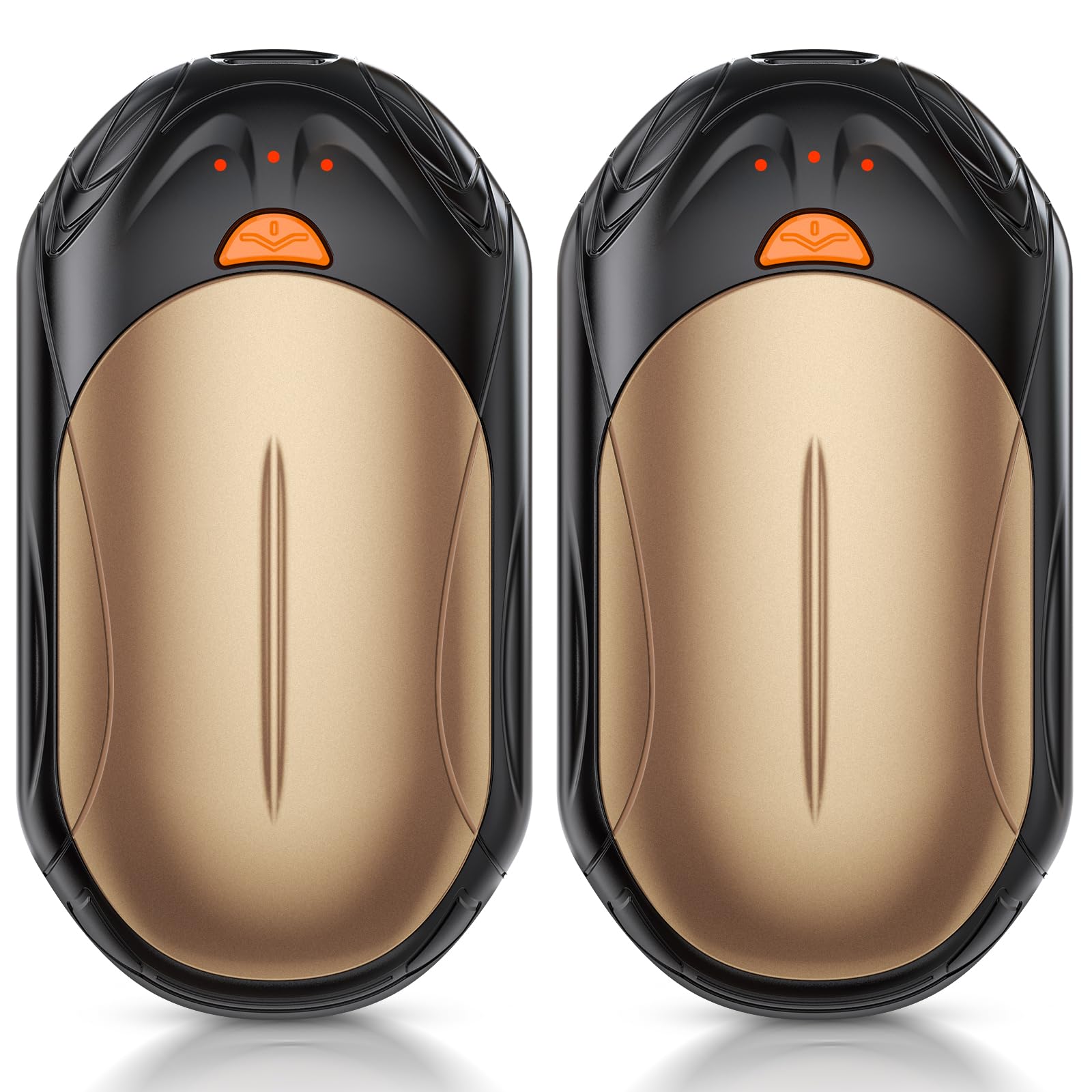 AI Hand Warmers Rechargeable 2 Pack, AI Smart Chips Electric Hand Warmers, 20Hrs Long Safe Heat, Portable Pocket Heater, Gifts for Christmas, Outdoor, Hunting, Golf, Camping Accessories