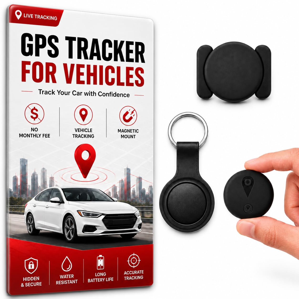 FCBSDAW Magnetic GPS Tracker