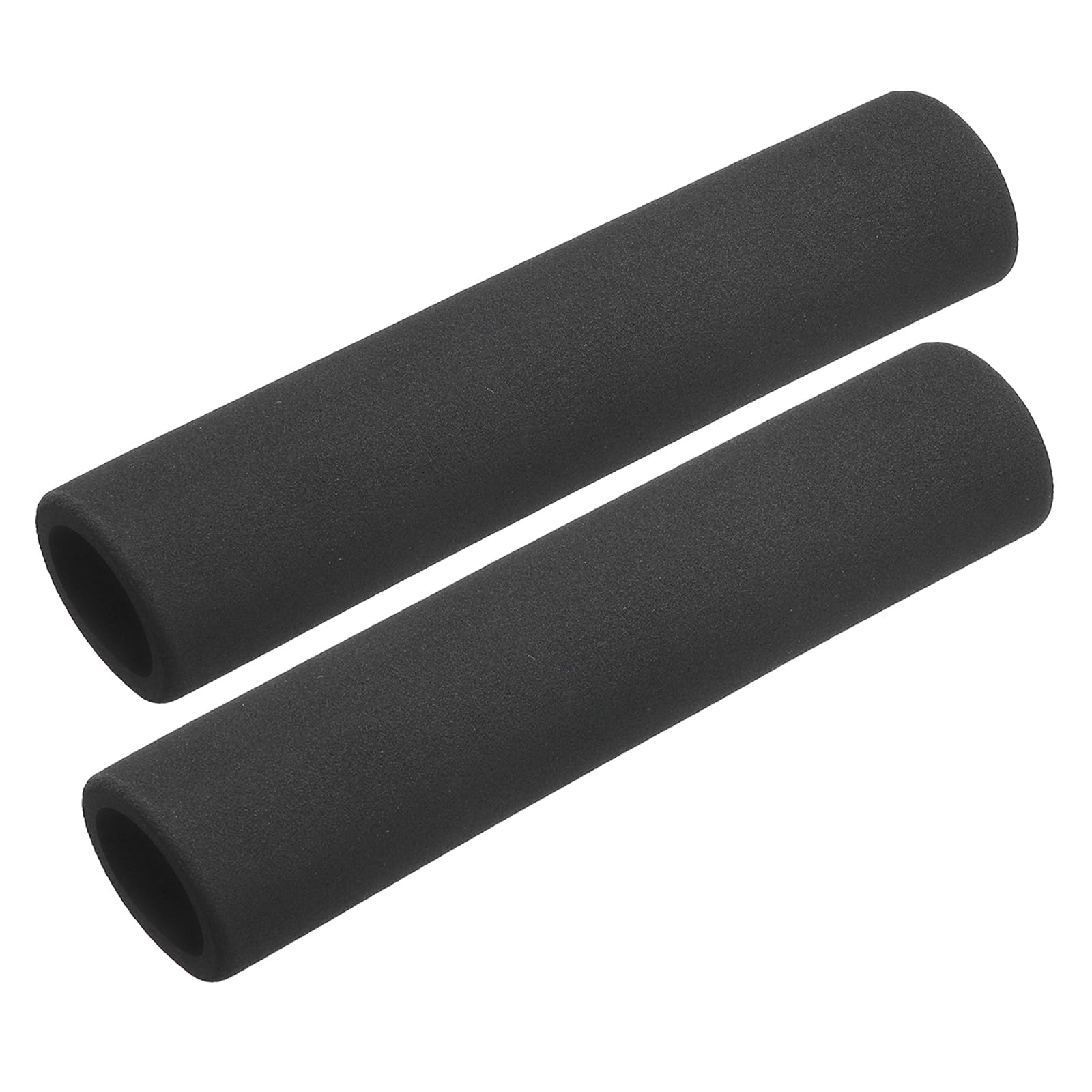 uxcell 2pcs Foam Tubing for Handle Grip Support, Pipe Insulation, 35mm ID 47mm OD 195mm Black