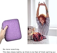 Vista 6 de Estuche de bobina de 63 ranuras, organizador de hilos de bobinas, caja de carretes compatible con Brother para Singer para Babylock para Janome