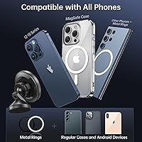 Vista 7 de SYNCWIRE Soporte para Auto MagSafe - Soporte Magnético para Teléfono con Rotación Flexible para Tablero, Imanes Fuertes, Compatible Universal