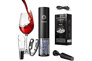 Marchpower Electric Wine Bottle Opener Set: Perfect Companion for Wine Connoisseurs