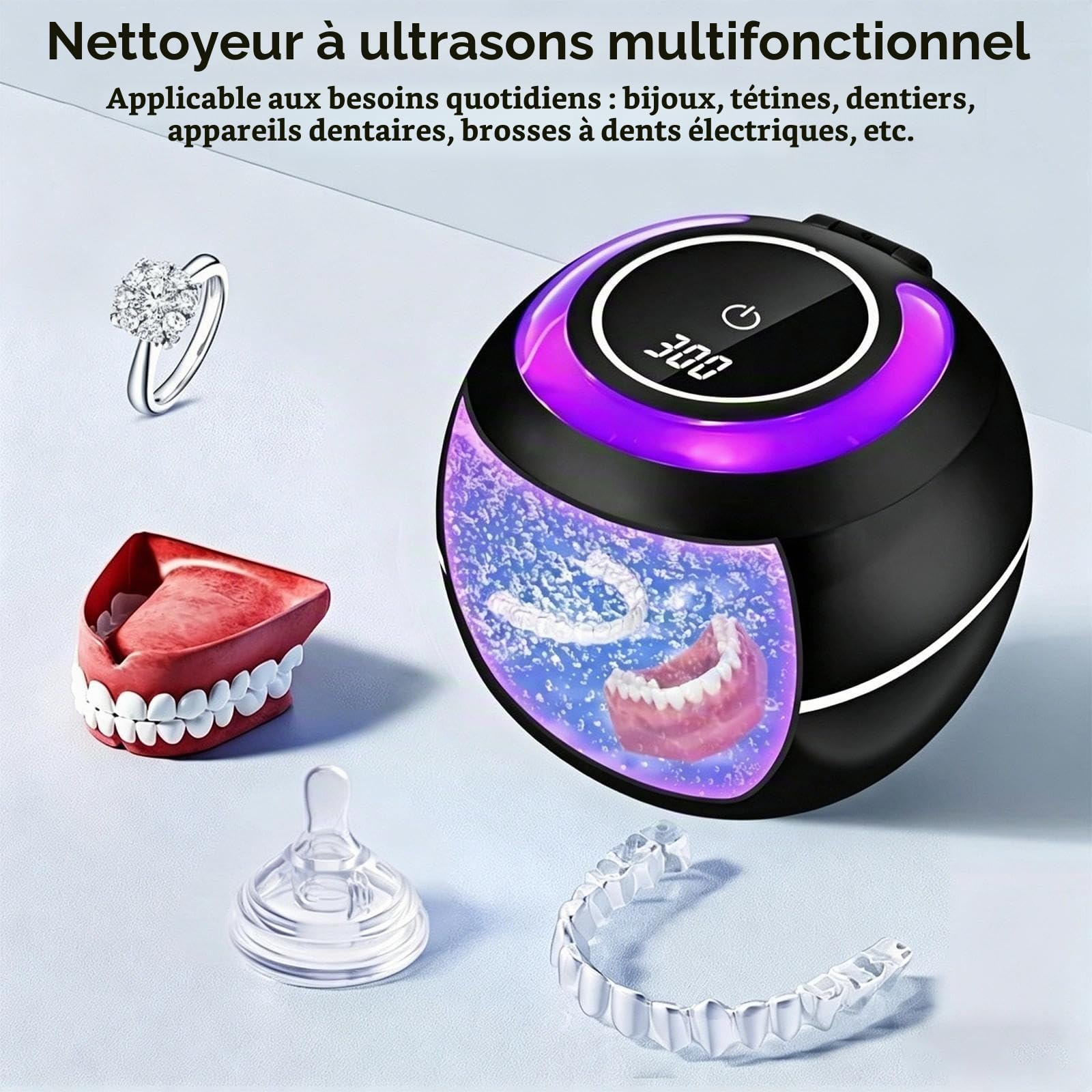 Nettoyeur À Dentier Ultrasons,lyra Officie Nettoyeur À Dentier Ultrasons(A)
