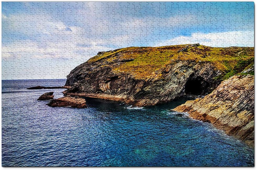 UK England Kynance Cove Cornwall Jigsaw Puzzle 1000 Piece Travel Souvenir Wooden