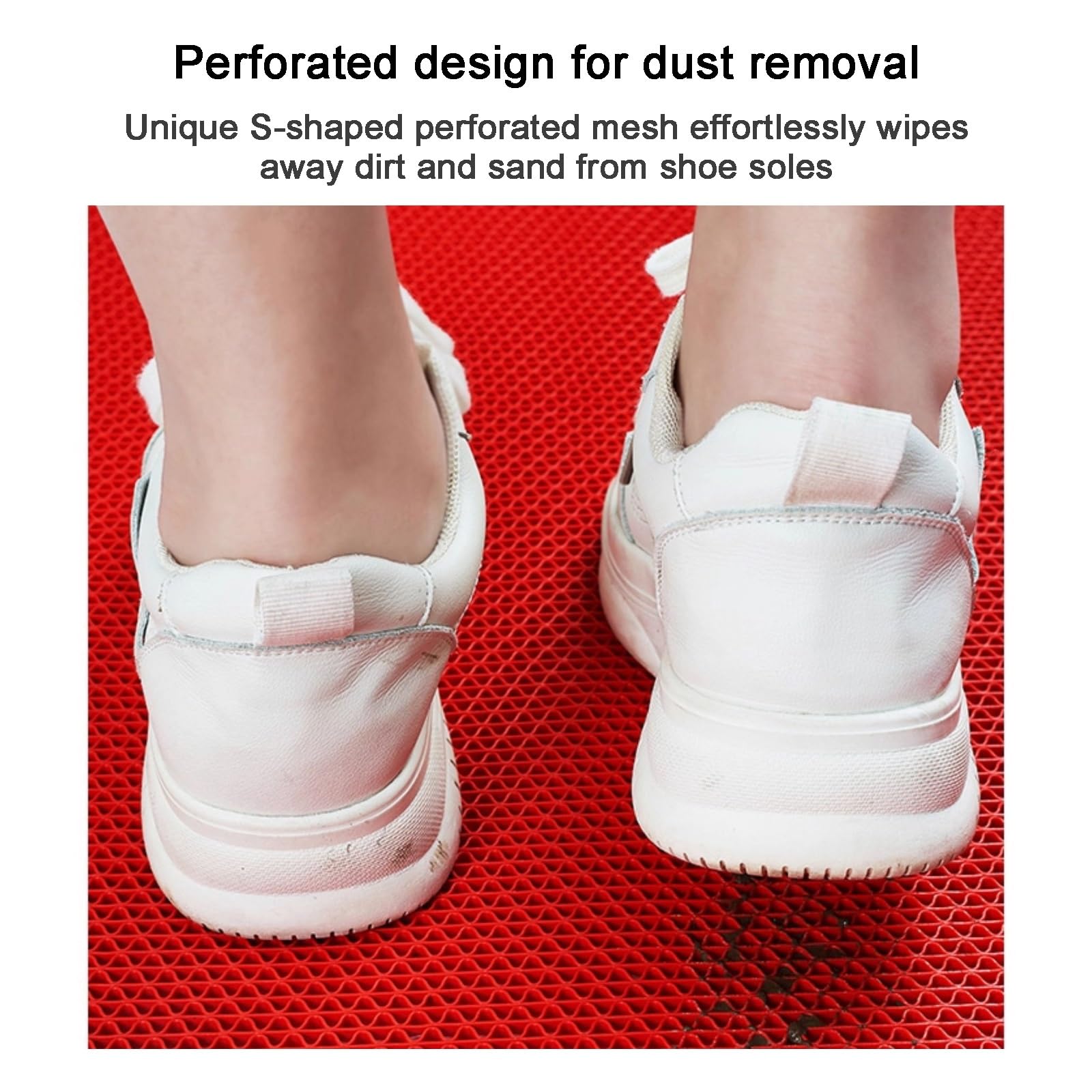 Alfombra Bañera Antideslizante Drenaje, Secado Rápido, para Ducha Y Bañera, Cocinas, Restaurantes, Baños, Piscinas, Pasillos, Zonas Húmedas, Comercial(Red,1.2m*1m)
