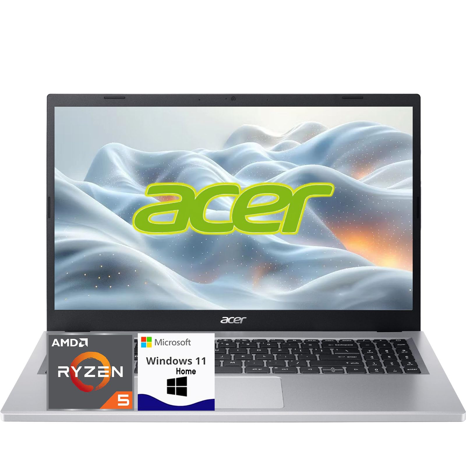 Acer Aspire 3 15.6" Full HD IPS Laptop, AMD Ryzen 5 7520U,