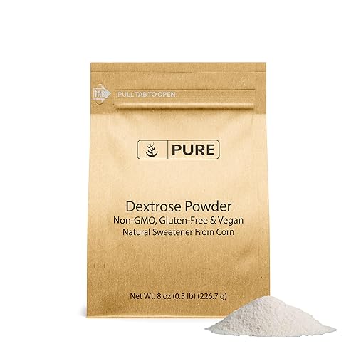 Miniatura 8 de Pure Original Ingredients Dextrosa (2 libras), edulcorante de reemplazo de azúcar para batidos o hornear,