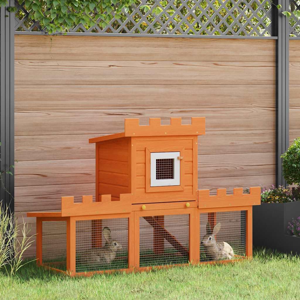 Großer Kaninchenstall Kleintierkäfig Kaninchenhaus Hasenkäfig für Kaninchen Meerschweinchen Klein Haustier Einzelhaus