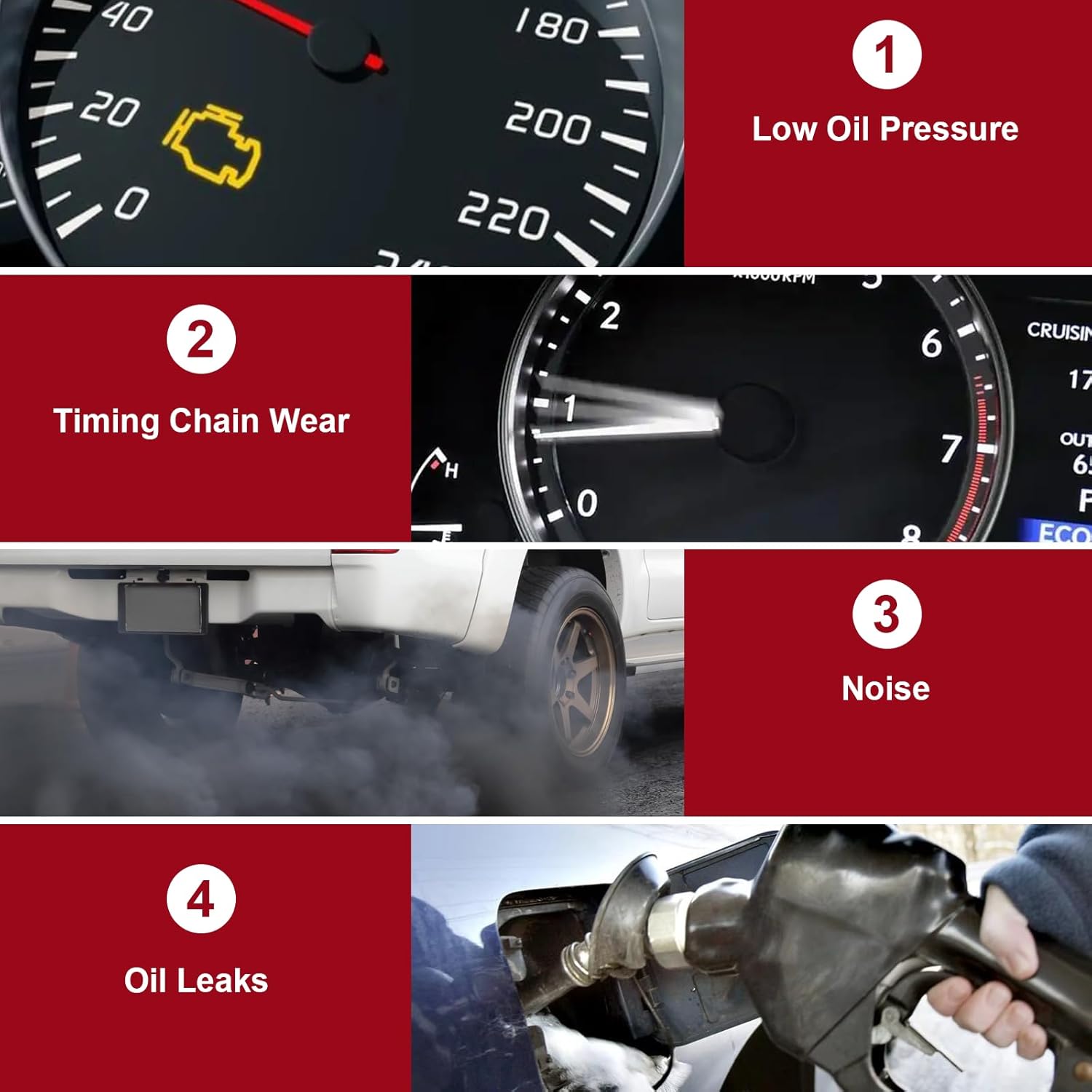 M574 Timing Chain Cover Oil Pump 2.0L For 17-20 Kia Forte, 17-20 Hyundai Elantra,18-21 Hyundai Kona, 19-21 Hyundai, Replace # 21350-2E740 213502E700 213502E601