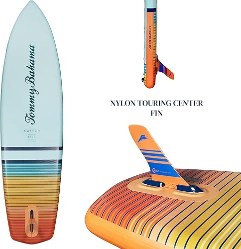 Vista 21 de ISLE Paquete de tabla de kayak y remo 2 en 1 – Tabla de remo de pie y kayak, incluye asiento, remo, bomba, bolsa, 11.6 x 35.5 x 6 pulgadas - máx.