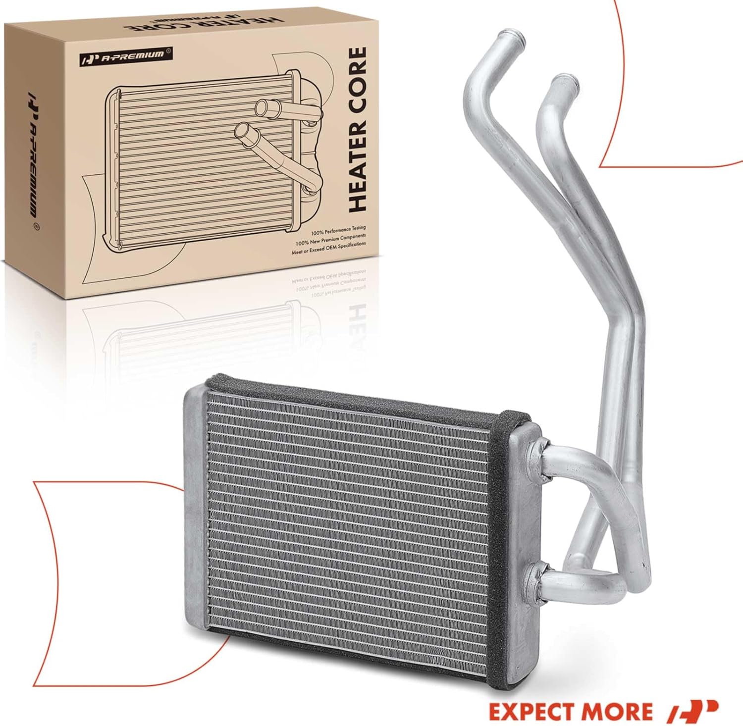 A-Premium HVAC Heater Core Compatible with Nissan Models - Murano 2003 2004 2005 2006 2007 3.5L - Replaces 27140CA000