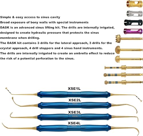 Miniatura 2 de Dentium DASK - Kit de implantes de elevación sinusal (14 unidades)