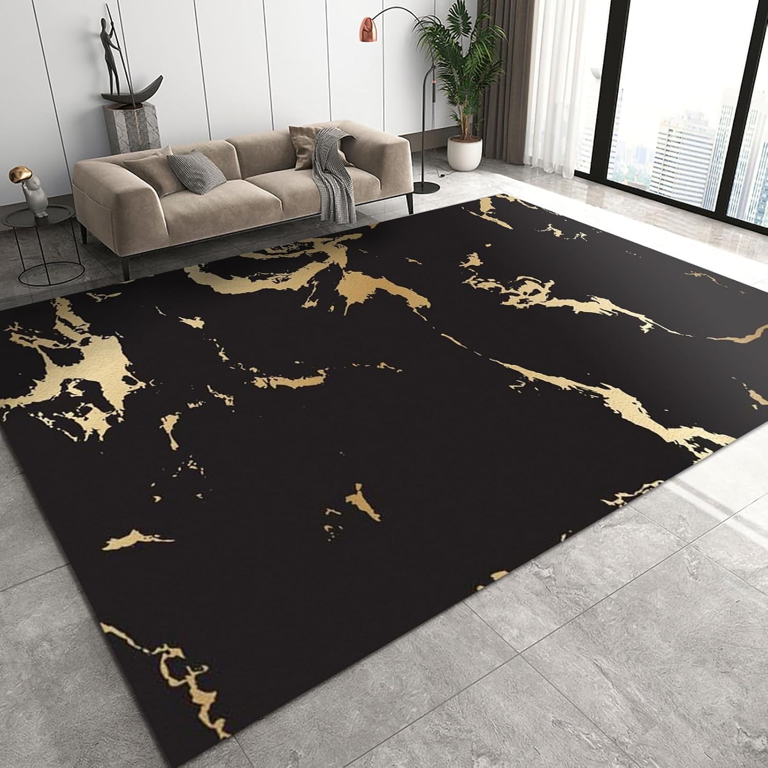 Tapis de salon marbre 3D pour transformer votre chambre et sublimer la maison