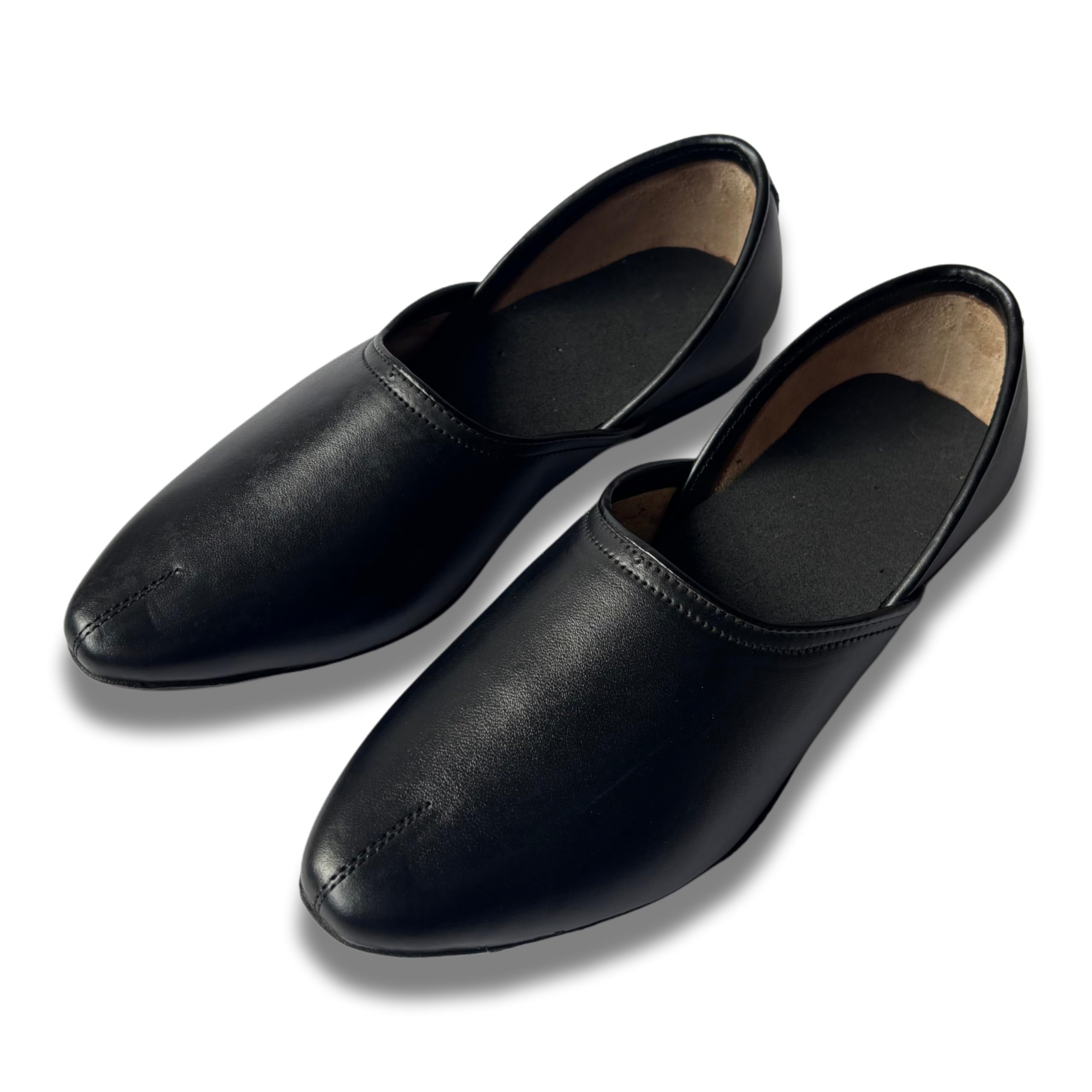 Men’s Pure Leather Handmade Slip-On Mojari | Soft Cushioned Insole | Durable PVC Sole | Lightweight Ethnic & Casual Wear Jutti-image-47