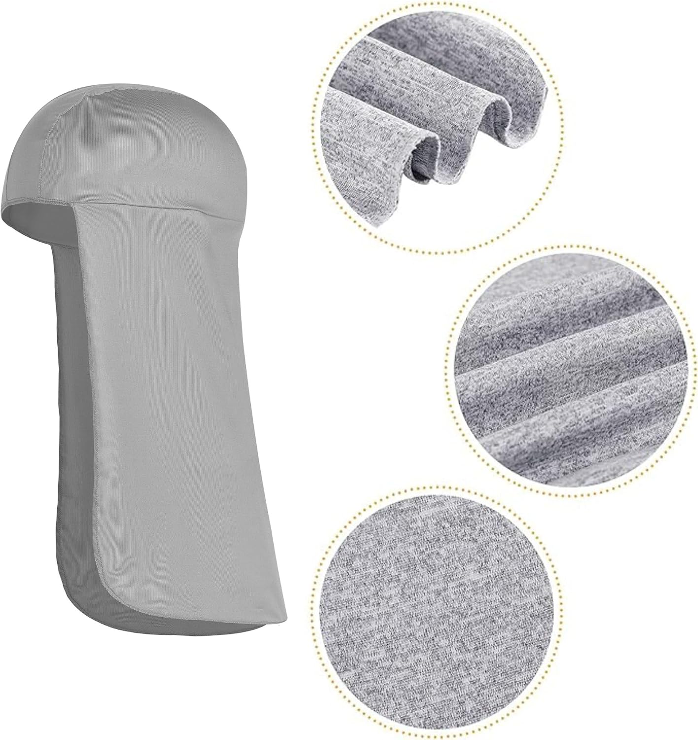 Hard Hat Sun Shield Neck Shade Hat Cooling Quick Dry Skull Cap image 2