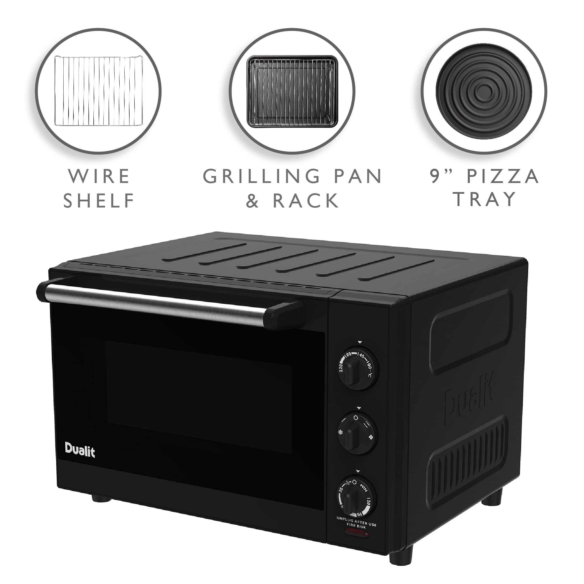 Buy Dualit Electric Mini Oven Large 22L Capacity Double Glazed