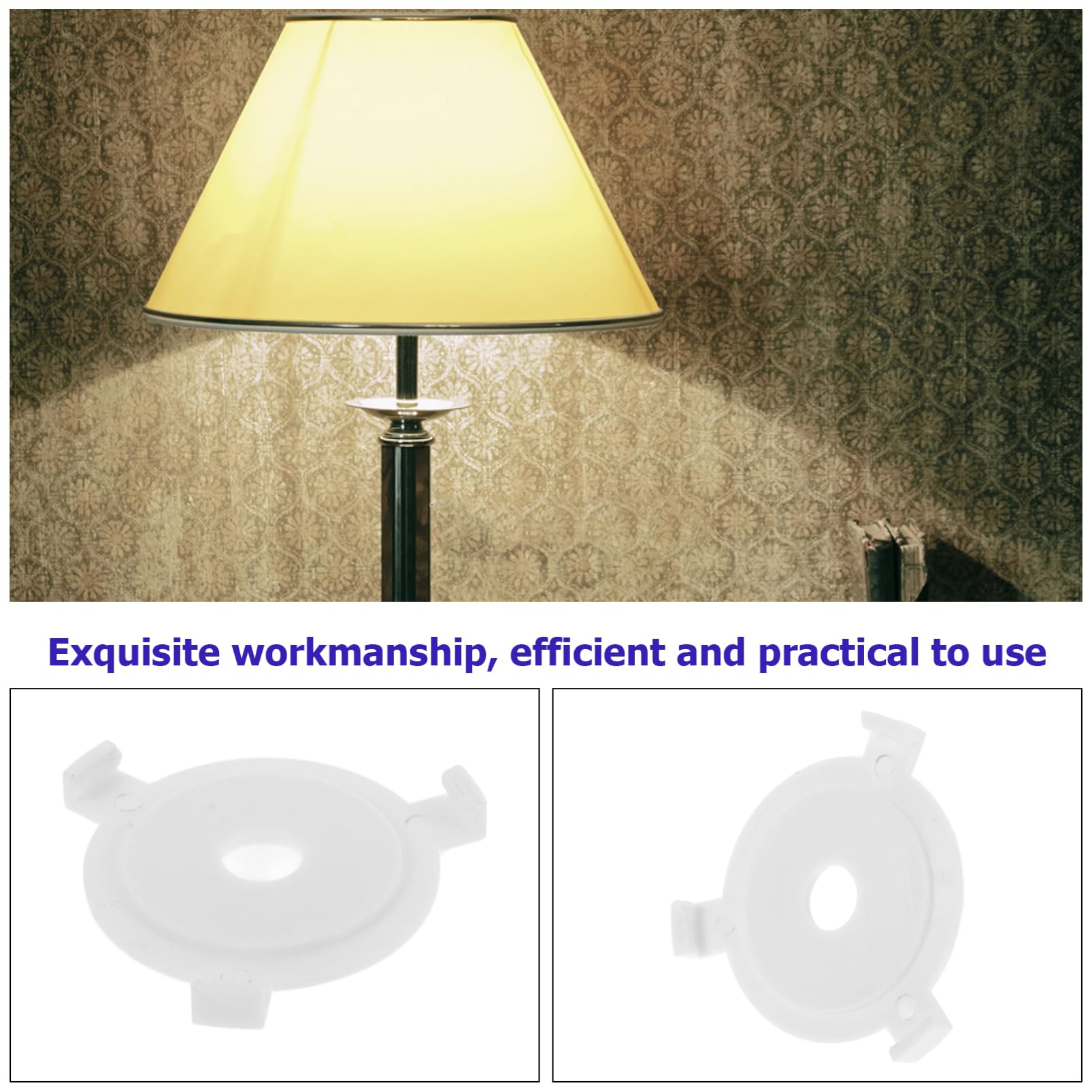 Garneck 4 Set Di Adattatori Versatili Per Base Lampadina E27 A Presa Da 11 Mm Con Design A Clip 20 Pezzi*4