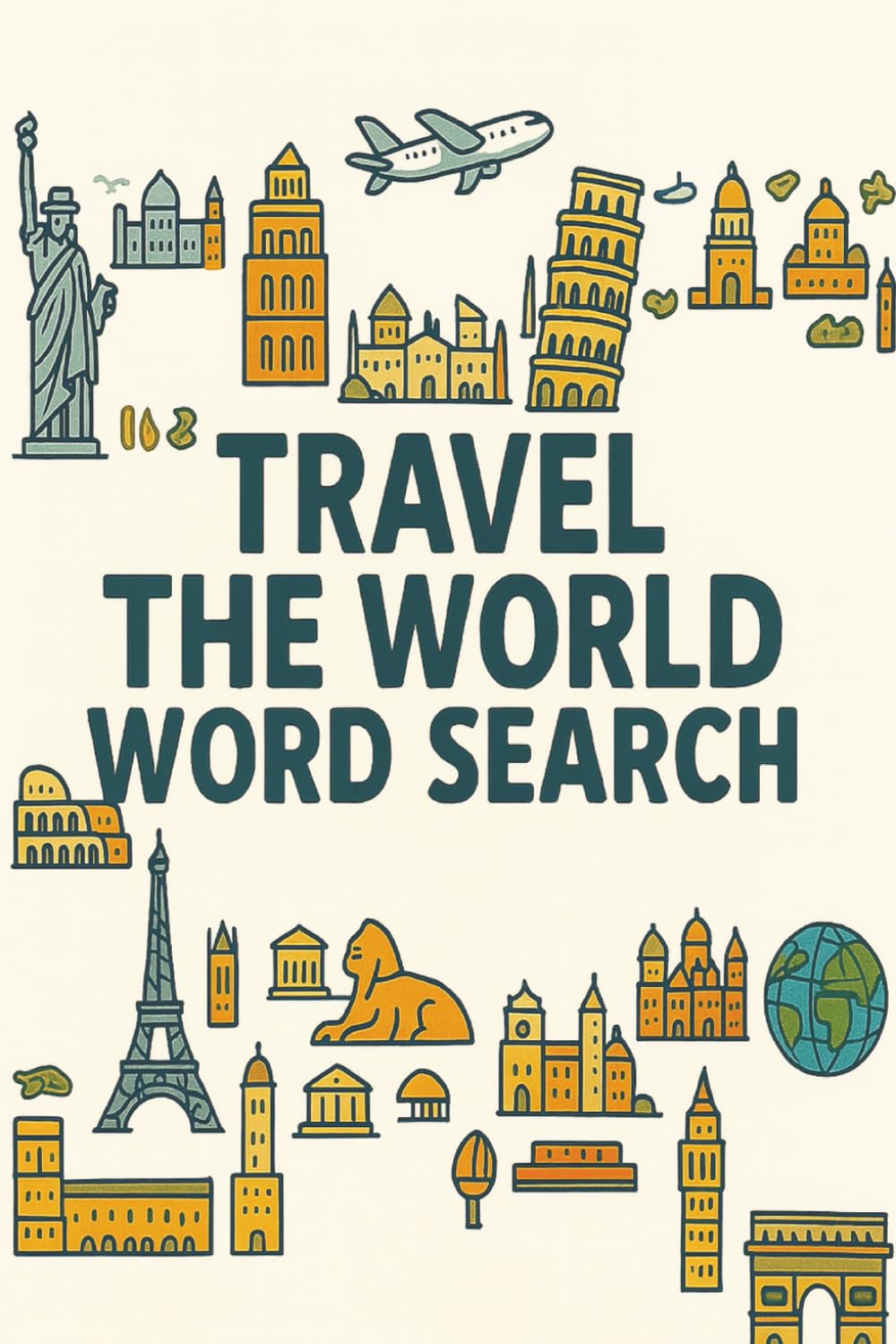 Travel the World Word Search: word search book, puzzle book