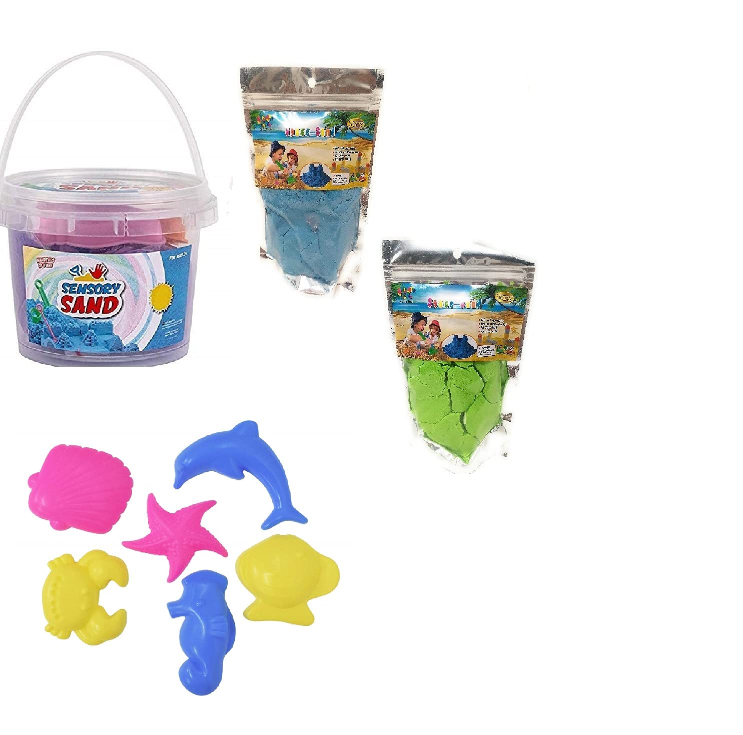 Buy Sand Combo for Kids/Magic Moving Clay/Moldable