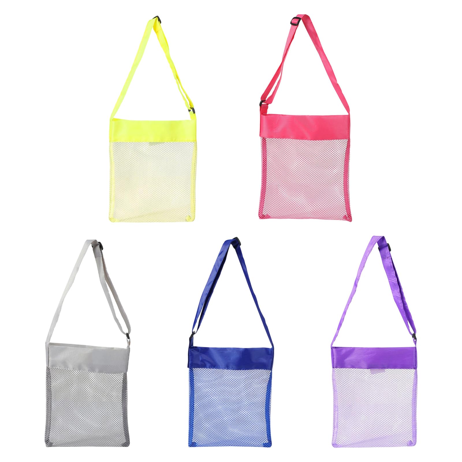 Spacious Meshes Storage Bags Meshes Toy Carrying Bags Designed for Easy Cleaning and Hassle Release Toy Transportation Beach Gear Bag