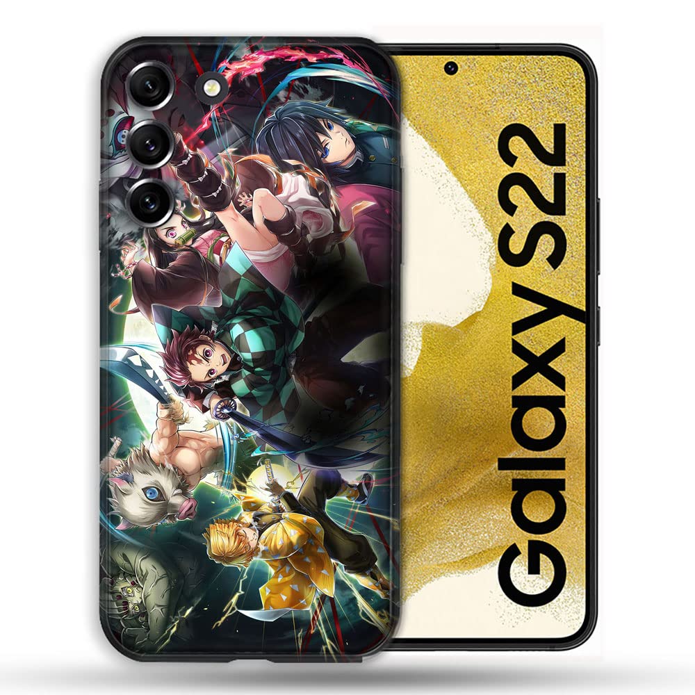Case for Samsung Galaxy S22 Manga Demon Slayer Group