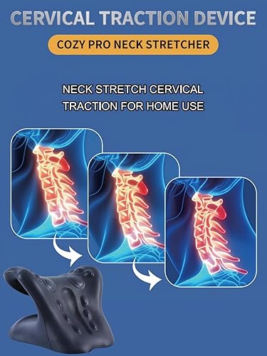 Miniatura 4 de Dispositivo de tracción cervical para aliviar el dolor de postura, corrector de curva de joroba, nervio y hombro, almohada ejercitadora, extensor de