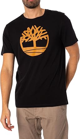 Timberland Mens Tree Logo Short Sleeve Shirt