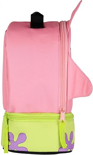 Miniatura 3 de INTIMO SpongeBob SquarePants - Fiambrera con diseño de Patrick Star 3D con doble compartimento aislado