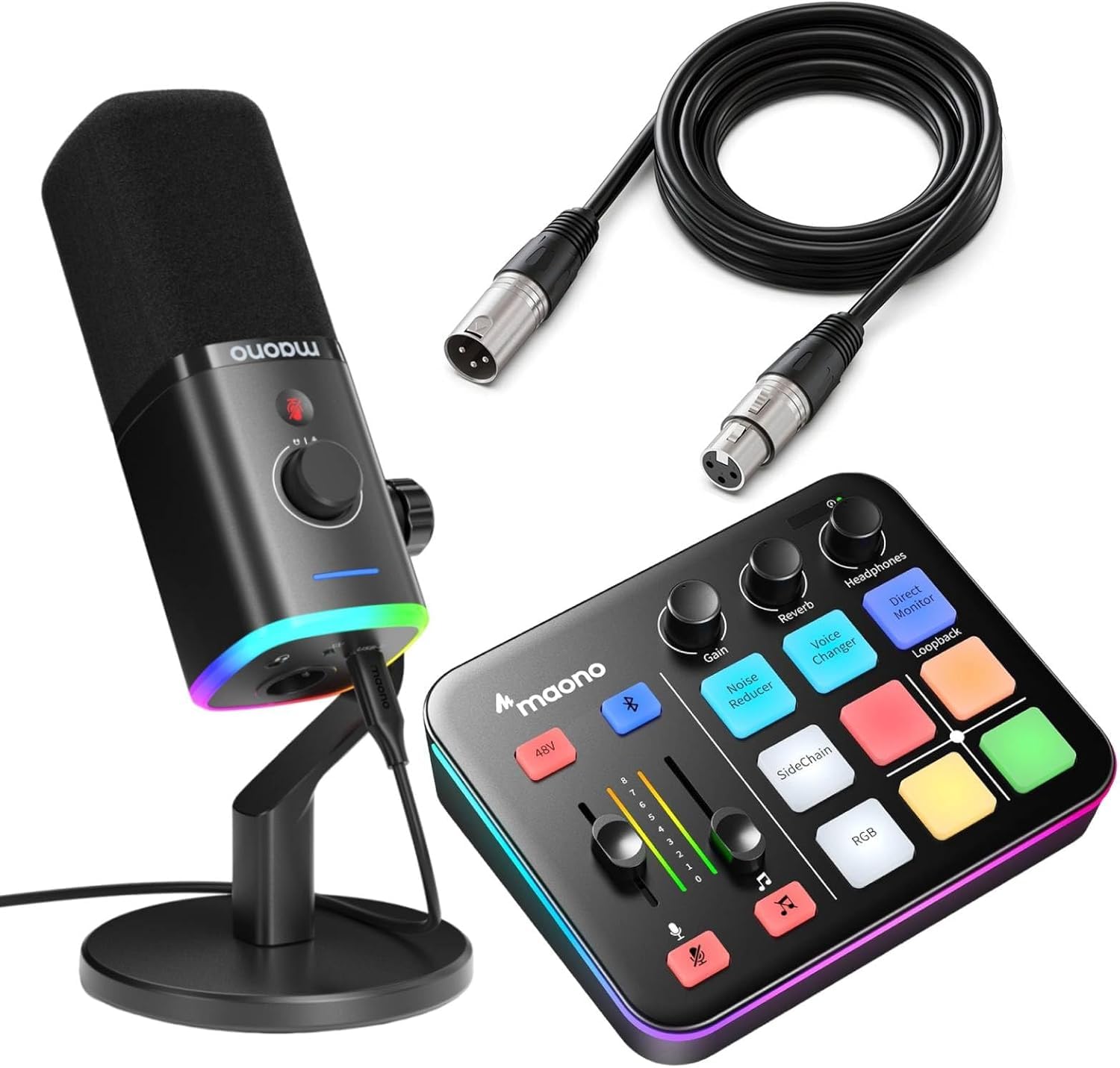 Amazon.co.jp: MAONO ゲーミングストリーミング 配信セット オーディオ