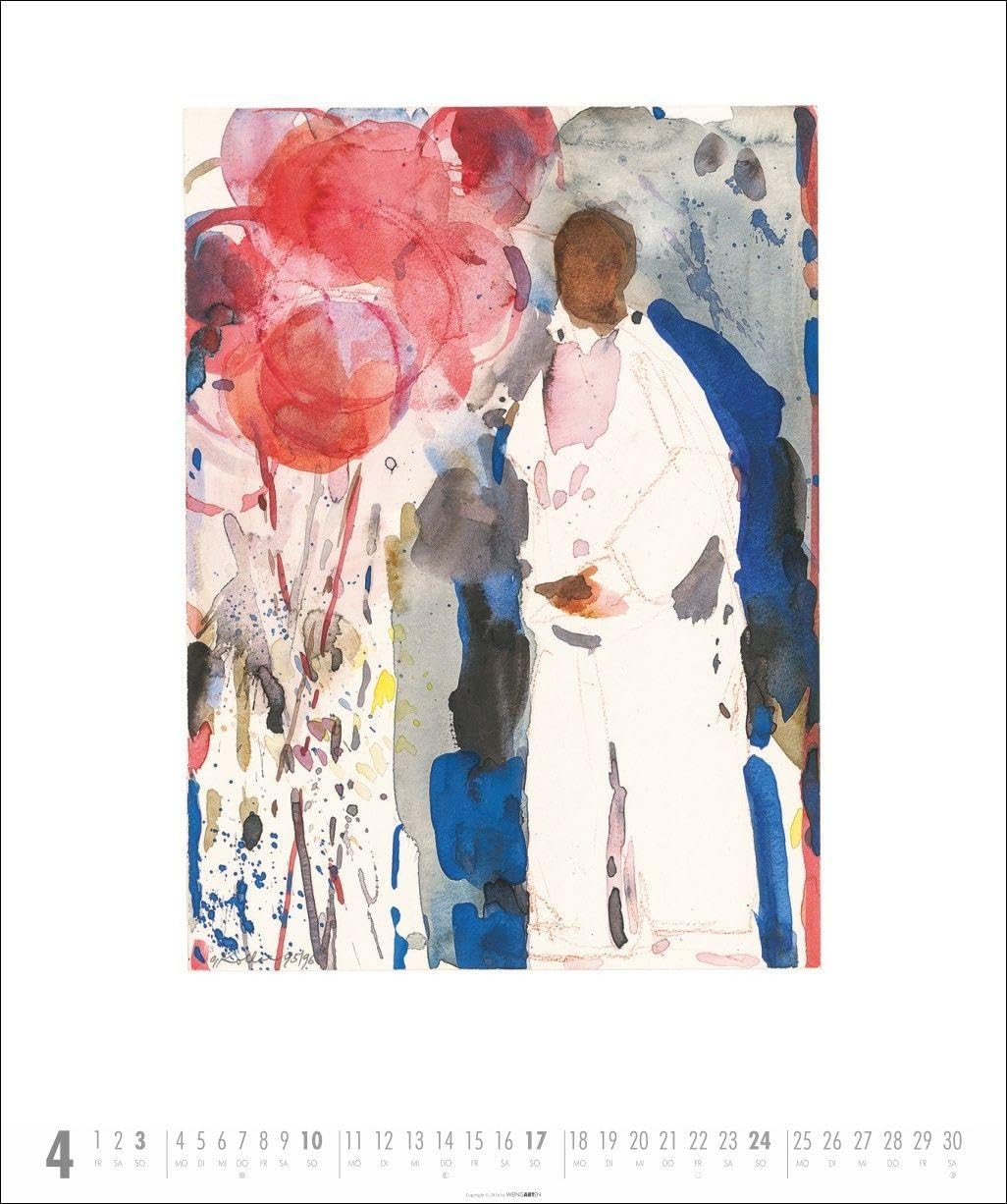 Oskar Koller - In den Straßen Kalender 2027 - In den Straßen: Wunderschöne Aquarelle in einem Kunstkalender im Großformat. Jahres-Wandkalender 2027 für Kunstliebhaber. 46 x 55 cm Hochformat
