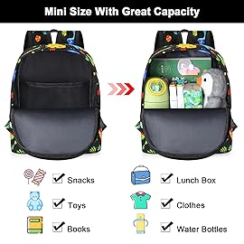 Accmor Toddler Backpack Leash, Kids Backpack with Anti Lost Wrist Link, Mini Child Backpack Leash Baby Harness for Outdoor Walking, Cute Dinosaur Backpack Tether for Boys Girls Age 1-3 Years Old