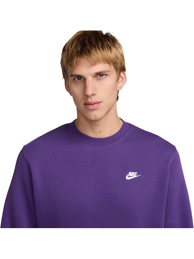 Purple Nike Club Basket Ball Crew