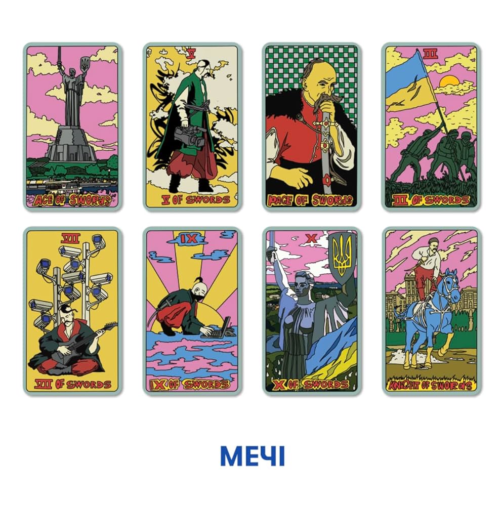 Amazon.com: Tarot Set Deck Ukrainian edition, Tarot cards