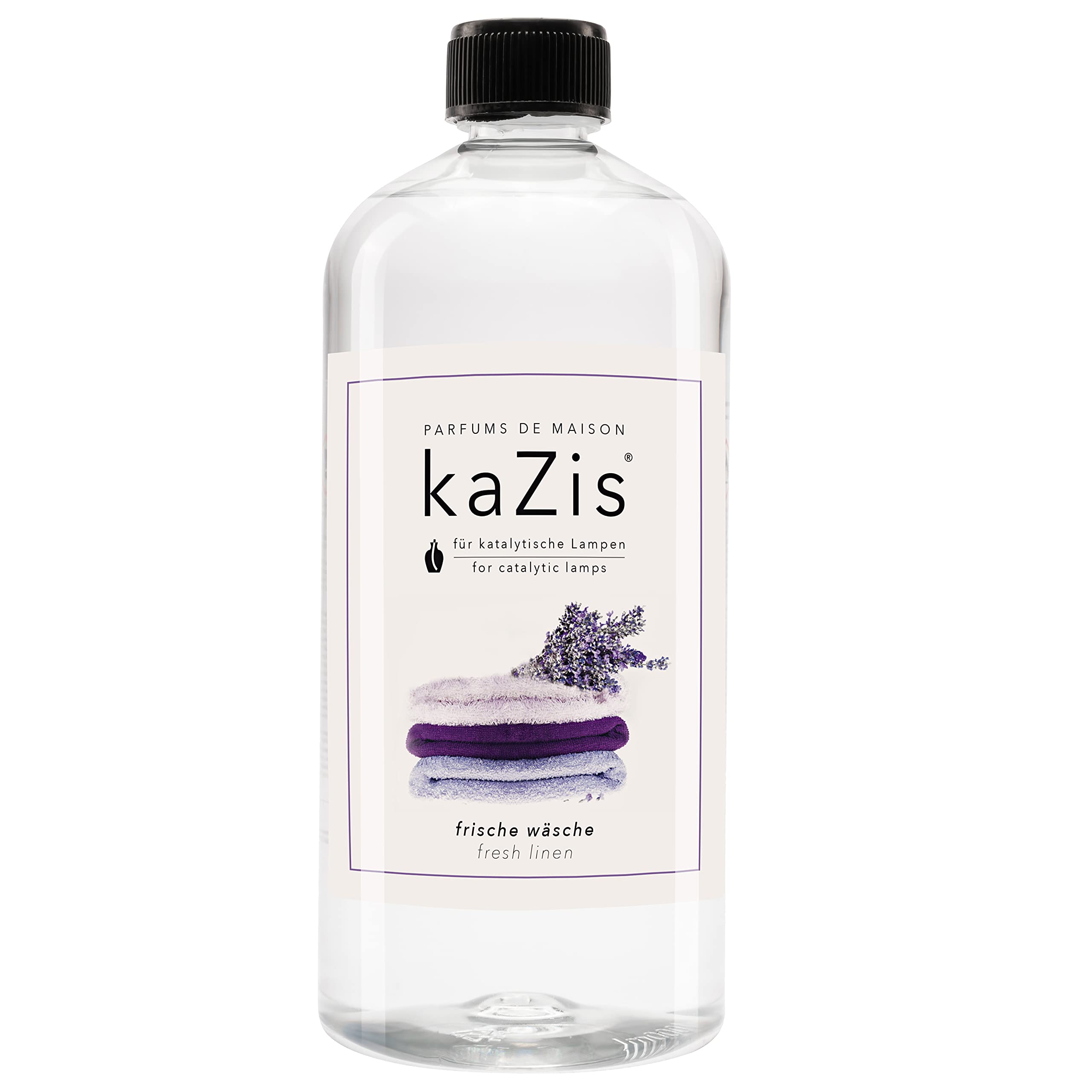 KAZIS® Duft-Set Frische Wäsche + Neutrale Essenz I 2 x 1 Liter I Für alle katalytischen Lampen I Raumduft