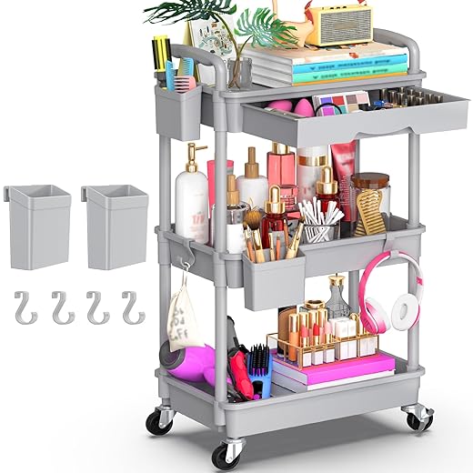 3-Tier Rolling Utility Cart - $28.49