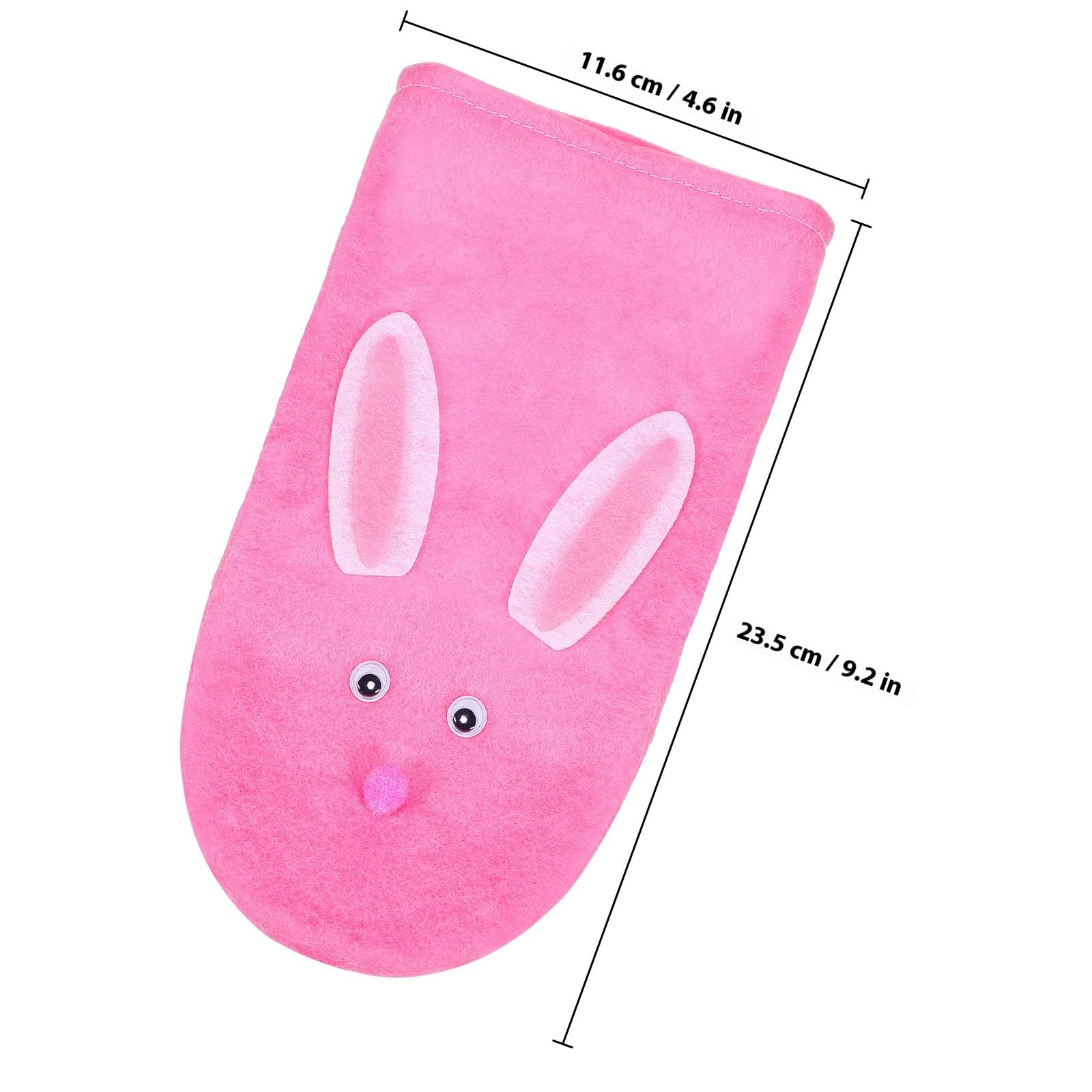 HOMSFOU Kit de Marionetas de Mano de Fieltro, 1 Juego de 24,5 X 14 Cm, Materiales para Manualidades Diy, Títeres Narradores de Cuentos, Juguetes Creativos para Actividades Infantiles