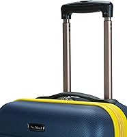 Vista 216 de Rockland - Maleta de viaje Melbourne, rígida y expandible, con ruedas giratorias, Azul