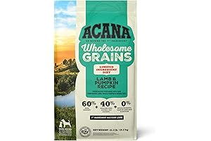 Acana Wholesome Grains Lamb & Pumpkin Dry Dog Food, 22.5lb