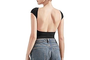 Top Sexy Y2K Women's Backless Going Out Tops