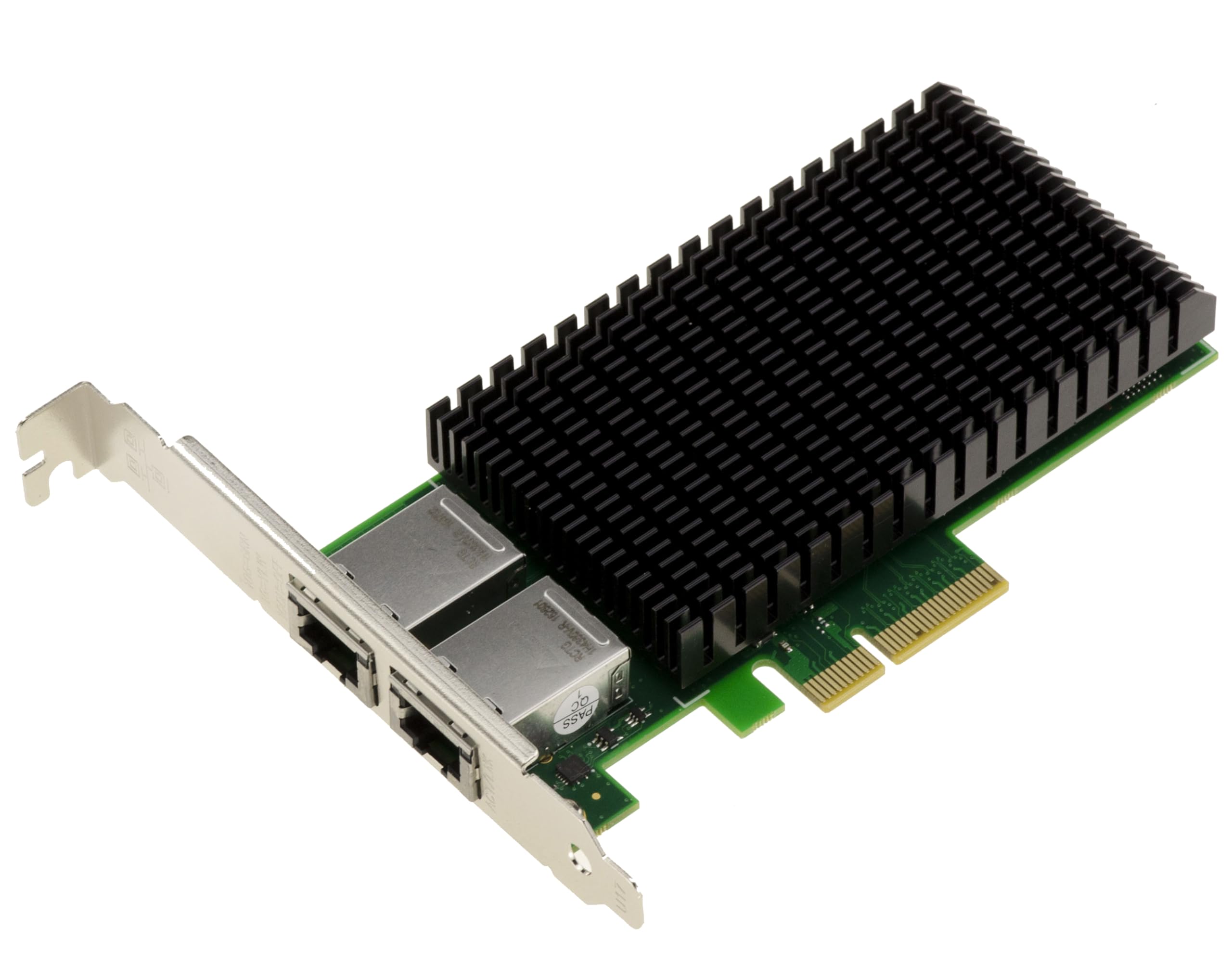 KALEA-INFORMATIQUE Scheda controller di rete PCIe x4 con 2 porte 10 Gigabit Ethernet RJ45 con chipset X550 10G