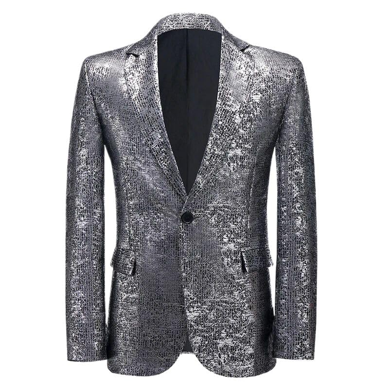 Men's Dress Blazer Lapel Suit Jacket