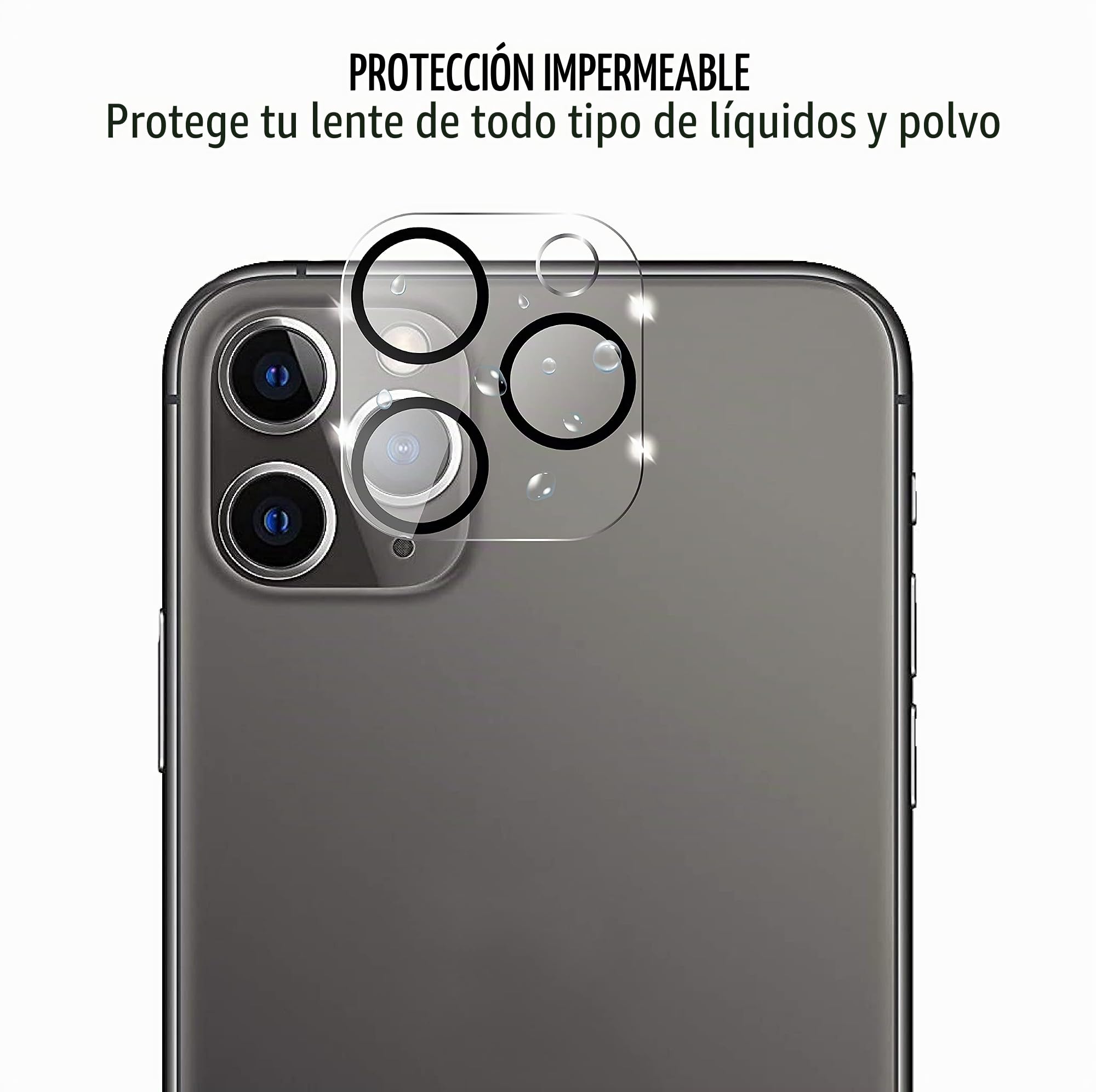 Pack De 2 Protectores De Vidrio Templado Para Cámara Del IPhone 11 | Dureza 9H, Ultra Transparente Y Fácil Instalación Sin Burbujas